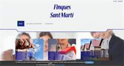 Desktop Screenshot of finquessantmarti.com