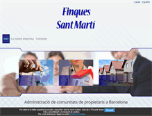 Tablet Screenshot of finquessantmarti.com